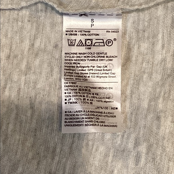 NWT Gap Ladies Gray Tank with Lace Trim Size Small - Picture 4 of 4